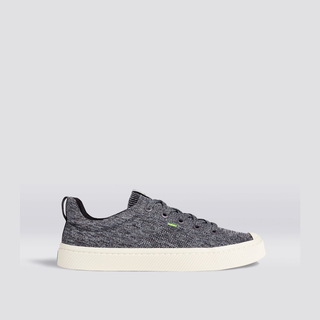 IBI Cariuma Low Top Bamboo Weave Knit Vegan Grise Femme | KDQ-4465681